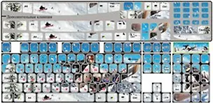 Декоративная наклейка на клавиатуру Одень Клаву (NNK-23) (упаковка) 2293293