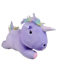 Игрушка-подушка Радужный единорог (фиолетовый) (41см) (KW178-000033)