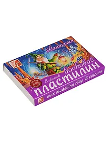 Пластилин "Фантазия" восковой, 8 цветов