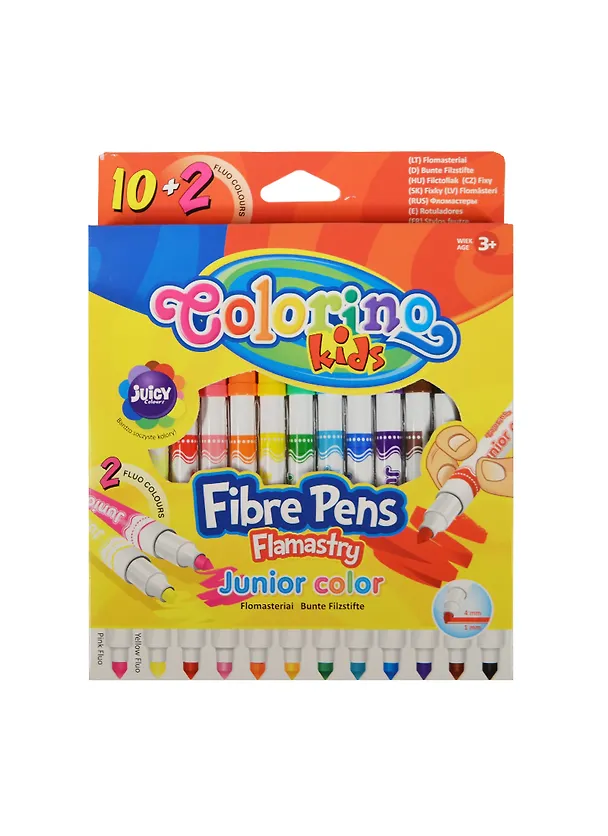Фломастеры «Colorino kids Junior» Colorino, 12 цветов 235247 — 1