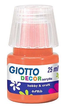 Краска акриловая GIOTTO/Джиотто DÉCOR ACRYLIC 25мл цвет оранжевый 326356 — 1