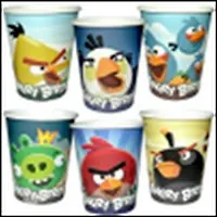 ЕВРОПА  МФ ПОИСК Стакан бумажный Angry Birds/Энгри бёрдз" набор 250мл 6шт. в блистере 2005-1332"