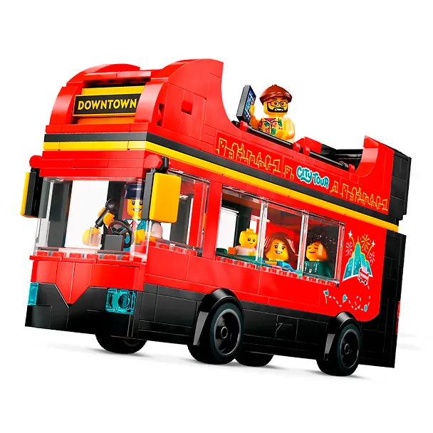 LEGO City: Красный двухэтажный экскурсионный автобус, 384 детали (60407) 3139742 — 7