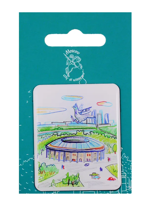 Магнит Москва Воробьевы горы (Пастель) (ОММск-02) 2738303 — 1