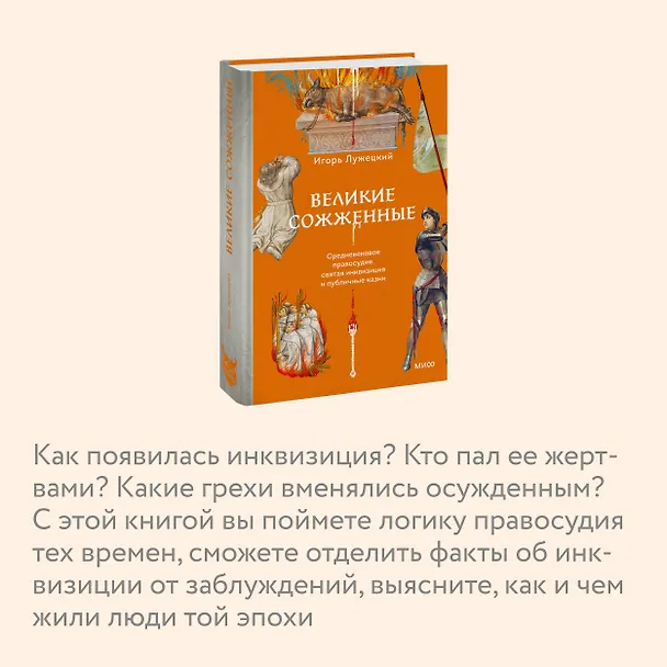 Книга Великие сожженные. Средневековое правосудие, святая инквизиция и публичные казни (Игорь Лужецкий) — 5