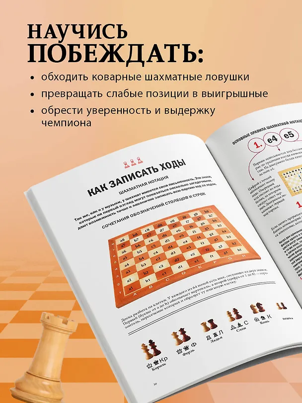 Книга Большая книга шахмат: от классики до современных тенденций. Правила, тактические приемы и лучшие стратегии (Мануэле Фьор) — 9