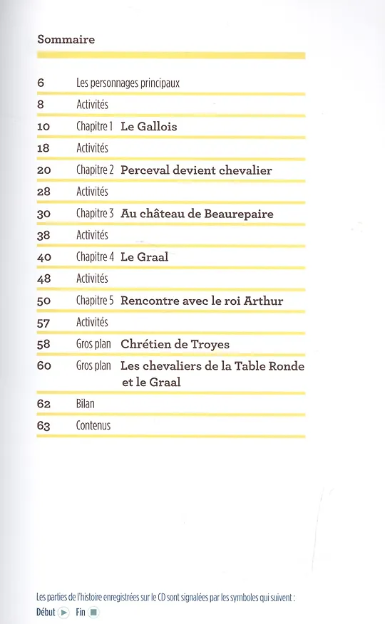 Книга Perceval ou le conte du Graal. Niveau 2 (+СD) () — 2