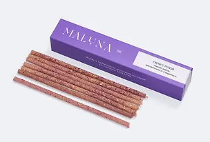 Магические белые свечи с розой Maluna (7шт) (Обретение привлекательности,Гармонии,Спокойствия) (2028) 3099138