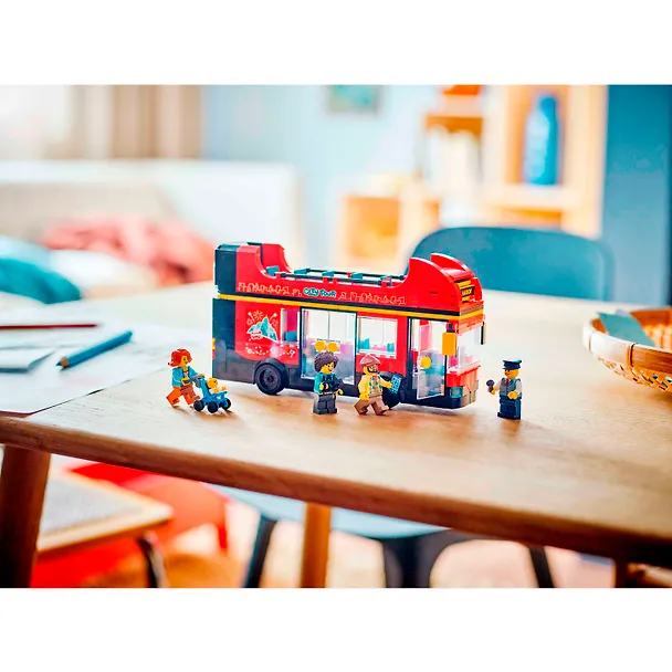 LEGO City: Красный двухэтажный экскурсионный автобус, 384 детали (60407) 3139742 — 4