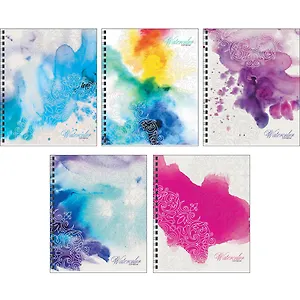 Тетрадь в клетку Unnika, "Акварельный шик", А5, 48 листов