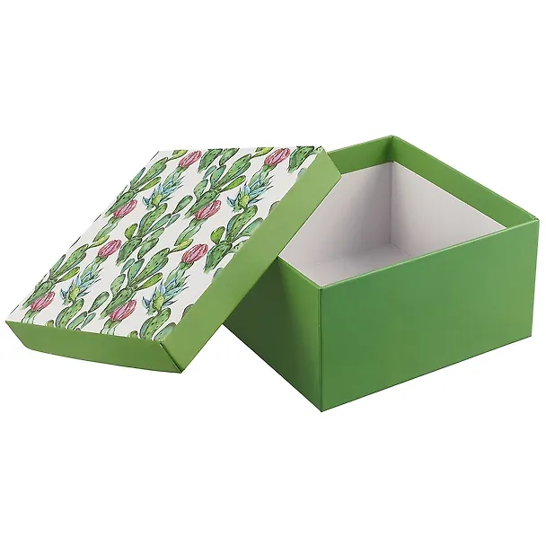 Подарочная коробка «Blooming cactus», 15 х 15 см 247416 — 2