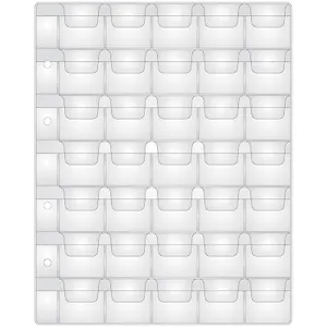 Лист для монет на 35 ячеек (35*35), 200*250мм