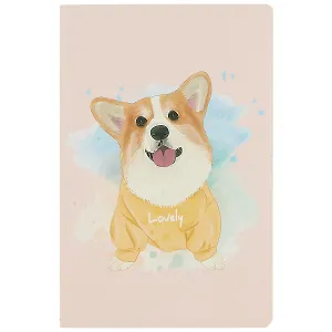 Тетрадь в клетку Kairui, Corgis woof, 32 листа, в ассортименте