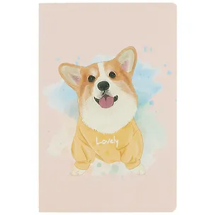 Тетрадь в клетку Kairui, Corgis woof, 32 листа, в ассортименте 257681