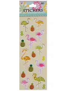 Наклейки 3D Фламинго, 2510-11