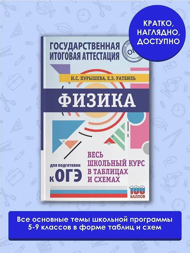 Книга ОГЭ. Физика. Весь школьный курс в таблицах и схемах для подготовки к основному государственному экзамену (Наталия Пурышева) — 4