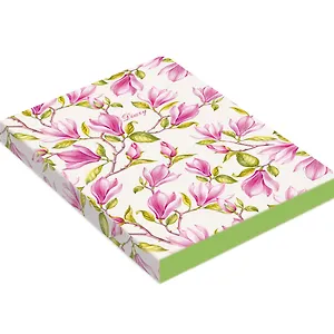 Ежедневник, А6+ 128л недатир. Магнолии интегральная обл., иск.кожа ЕИКИБ61912804