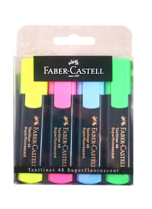 Текстовыделители Faber-Castell, 4 цвета — 214025 — 1