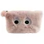 Косметичка на молнии Мордочка с глазками (иск.мех) (21х12) (ПВХ бокс) — 2693493 — 3