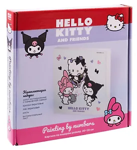 Картина по номерам Sanrio Angels & (20х20)