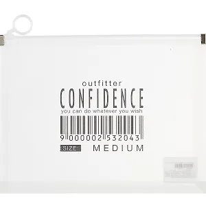 Папка на молнии А5 "Confidence" с расширением, пластик