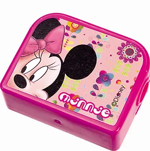Точилка 1отв. "Lovely Minnie" пласт.корпус, контейнер, Disney