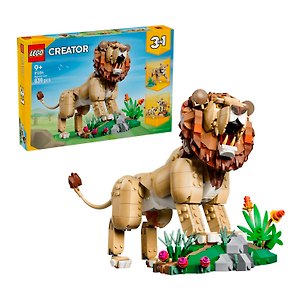 31386 Конструктор детский LEGO Creator 3-in-1 Дикие животные: Величественный лев, 839 деталей, возраст 9+