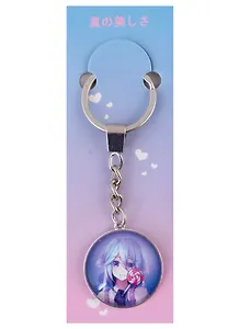 Брелок Аниме Девушка с леденцом (Сёдзё) (стекло) (3,2 см)