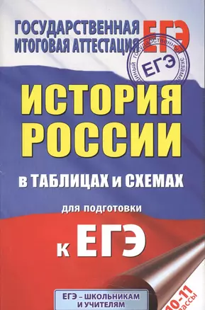 ЕГЭ 17!История России в таблицах. 10-11 классы — 7539370 — 1