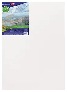 Холст на подрамнике 50*70см грунт., 45%хлоп., 55%лен, среднее зерно, BRAUBERG ART CLASSIC