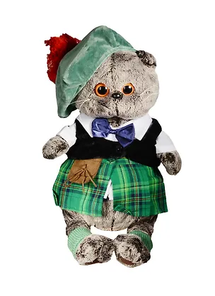 Игрушка мягкая Budi Basa, Басик в шотландском костюме 30см 2534672