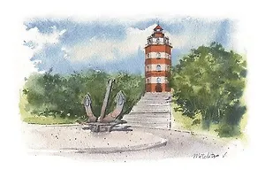 Открытка «Мурманск. Мемориальный комплекс морякам»