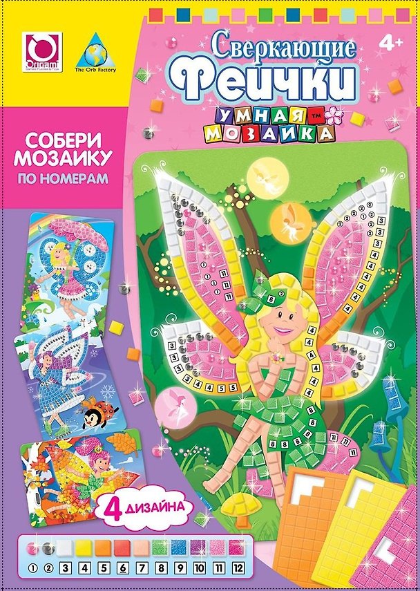 Умная мозаика Феички (63658) (650 дет.) (3+) (коробка) 2351806 — 1