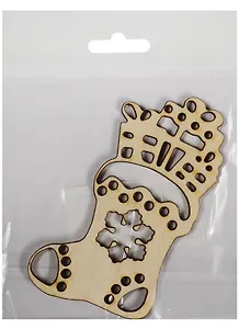 Подвеска на елку Носок (59х100х3) (162875) (Полноцвет)