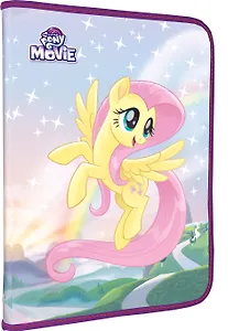 Папка для тетрадей на молнии, А4 (33*23,5*3см) My Little Pony пластик