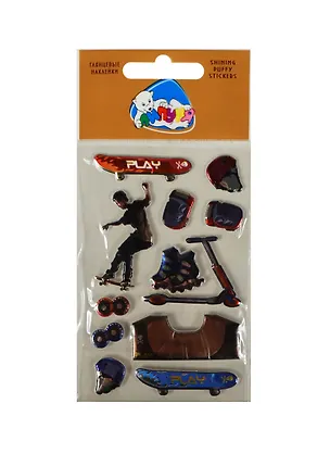 Н Скейт (SPS005) (глянцевые наклейки) 2219230