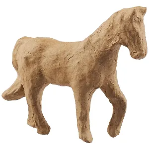 Фигурка из папье-маше объемная Лошадка 4*13*11см (AP108)