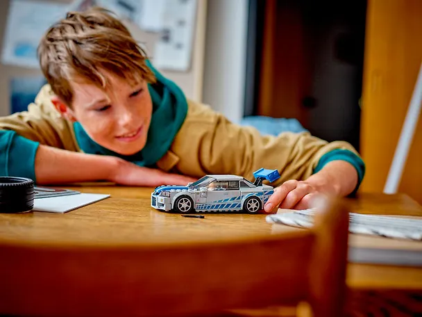 76917 Конструктор детский LEGO Speed Champions Автомобиль Skyline GT-R (R34), 319 деталей, возраст 9+ 3169392 — 11
