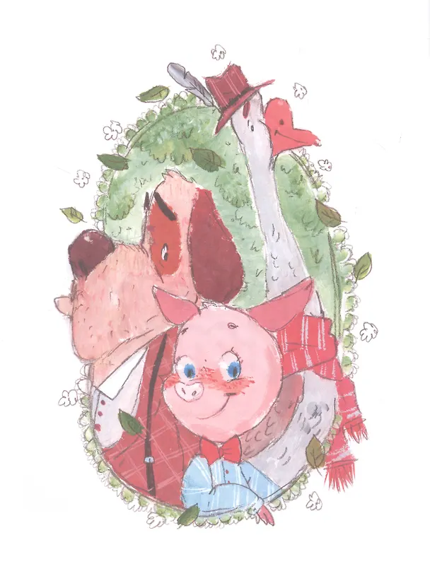 Книга Поросёнок Нюка. Однажды летом (Дмитрий Дмитриев) — 2