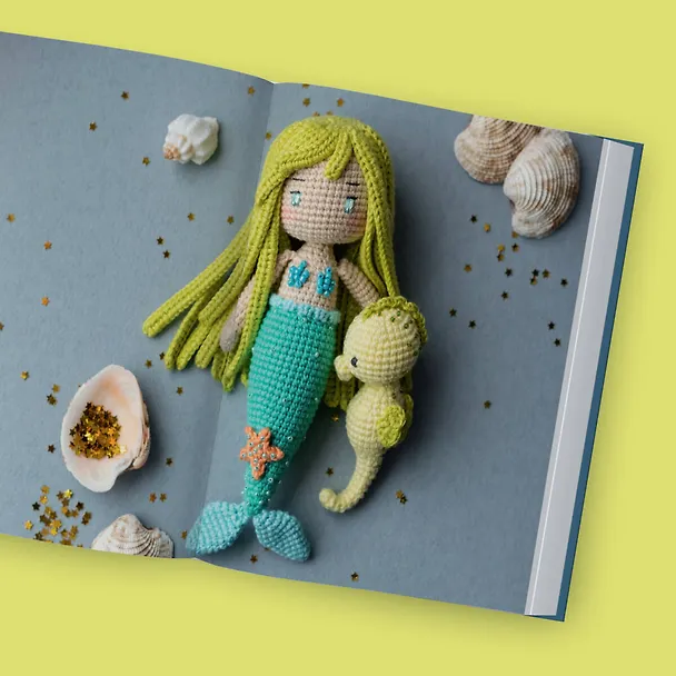 Книга Йоко и морской конёк. Аниме-амигуруми со схемами, мастер-классами и видеоуроками для начинающих (Ольга Роскошная) — 14
