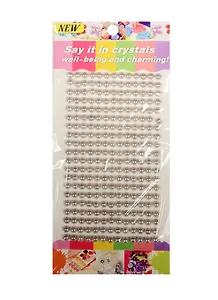 Стразы полужемчужины на подвесе с напылением, 240 шт, 6 мм, серые