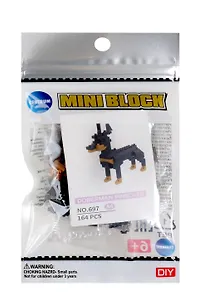 Конструктор Доберман-пинчер, 164 элемента, пластик, во флоупаке