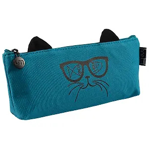 Пенал на молнии «Кот с ушками. Meow», 20 х 8 см