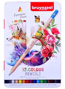 Карандаши цветные 12цв "Expression Colour" металл.кор.