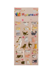Набор для творчества, ЛИПЛЯНДИЯ, Наклейки многоразовые, Котята 6275/16275