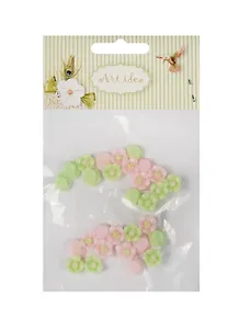 Незабудки двухцветные, 30 шт/пакет,розово-салатовый (11-08631-22)