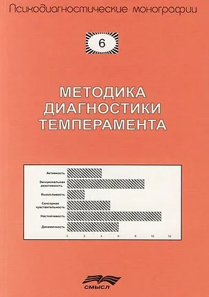 Методика диагностики темперамента (формально-динамических характеристик поведения): Учебно-методическое пособие 2110893