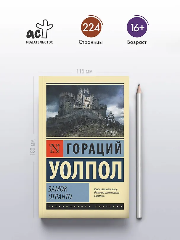 Книга Замок Отранто (Гораций Уолпол) — 5
