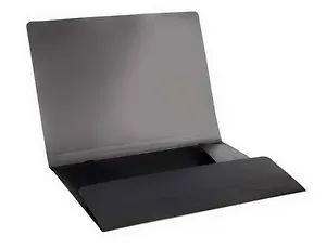 Папка на резинке А4 пластик, черный, Berlingo