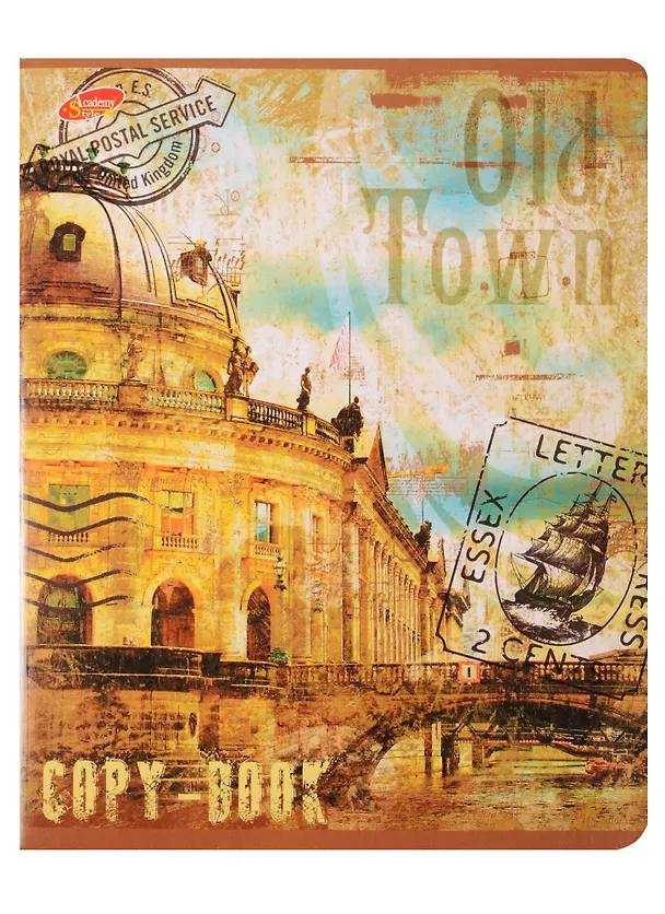 Тетрадь общая «Old Town», 80 листов в клетку, А5, в ассортименте - Academy Style 235318 — 2